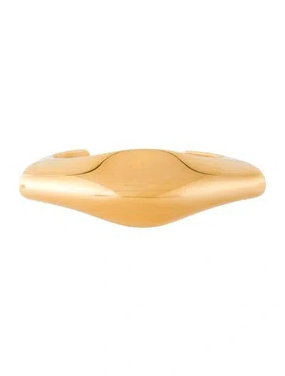 Pre-owned Khaite Lotus Cuff Bracelet, 6" In Multi