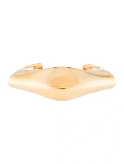 Pre-owned Khaite Lotus Cuff Bracelet, 6" In Multicolor