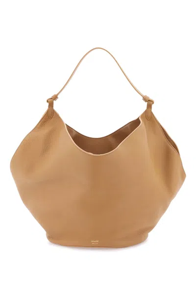 Khaite Lotus Medium Bag In Nougat (brown)