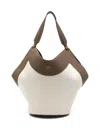 Khaite Lotus Medium Brown Bag