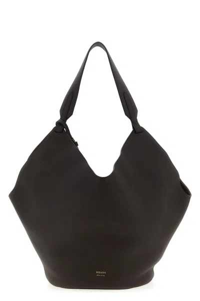 Khaite 'lotus Medium' Shopping Bag In Brown