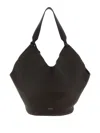 Khaite Dark Brown Lotus Medium Tote Bag