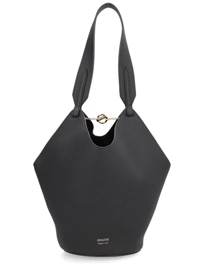 Khaite "lotus" Mini" Bag In Black