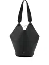 Khaite Lotus Chain Detailed Mini Tote Bag In Black