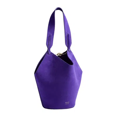Pre-owned Khaite Lotus Mini Tote 'amethyst' | Purple | Women's Size Onesize