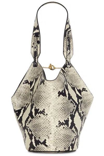 Khaite Lotus Mini Tote Bag In Animal Print