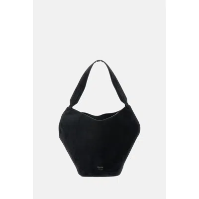 Khaite Lotus Mini Tote In Black