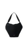 Khaite Mini Tote Handbag With Luxurious Calfskin In Black