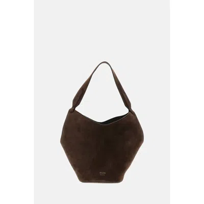 Khaite Lotus Mini Tote In Brown