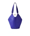 Khaite Lotus Mini Tote In Blue