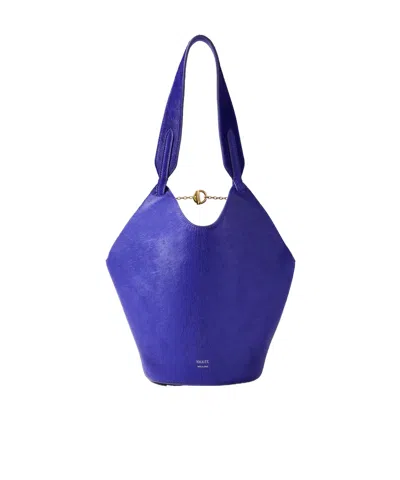 Khaite Lotus Mini Tote In Purple