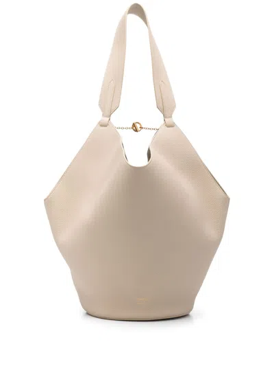 Khaite Lotus Small Beig Bag