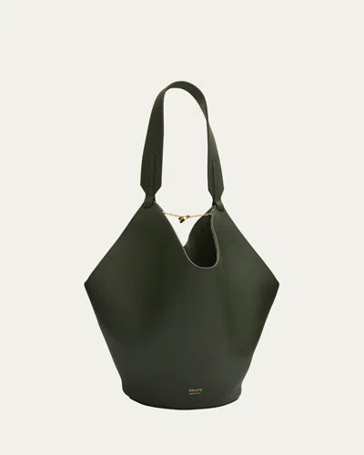 Khaite Lotus Small Calfskin Tote Bag