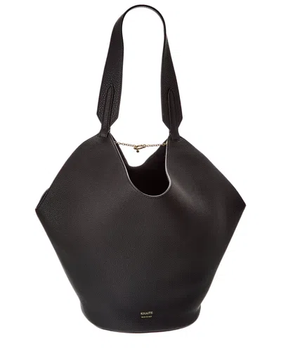 Khaite Small Lotus Tote Bag In Black