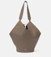 Khaite Lotus Small Leather Tote Bag