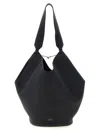 Khaite Small Lotus Leather Top Handle Bag