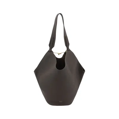 Khaite Small Lotus Tote In Brown