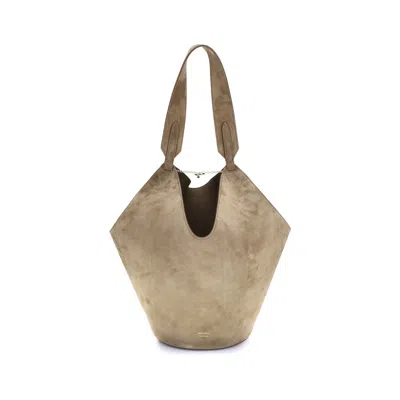 Khaite Lotus Small Shulder Bag In Nude