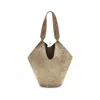 Khaite Lotus Small Shulder Bag In Nude