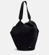 Khaite Lotus Small Suede Tote Bag