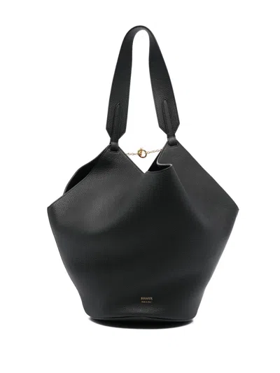 Khaite Small Lotus Tote Bag In Black