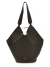 Khaite Small Lotus Leather Top Handle Bag