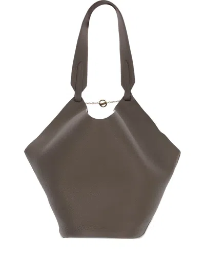 KHAITE KHAITE LOTUS SMALLLEATHER SHOULDER BAG
