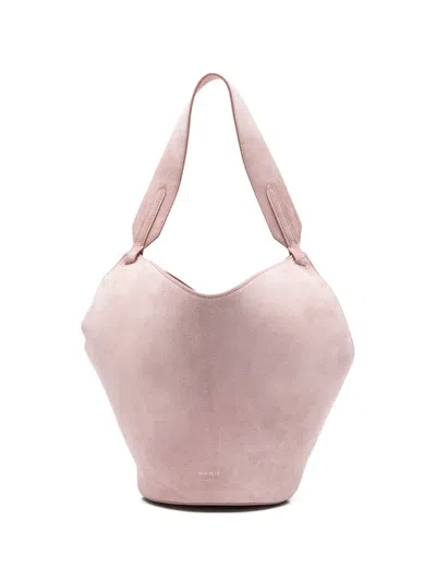 Khaite Lotus Textured Tote Bag In Pink