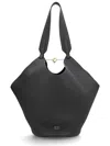 Khaite "lotus" Tote Bag In Black