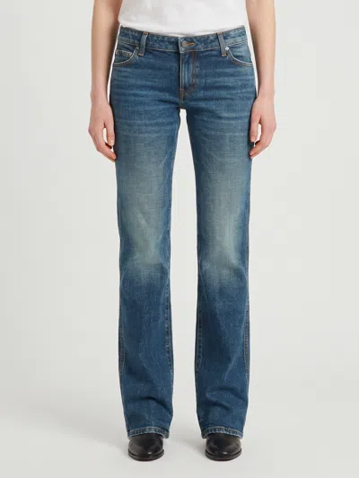 Khaite Low-rise Conforti  Jeans In Blue