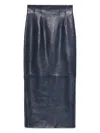 Khaite Loxley Midi Skirt
