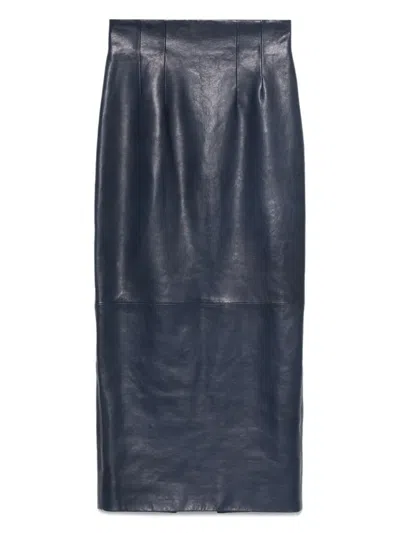Khaite Loxley Midi Skirt