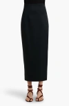 Khaite Loxley Viscose Blend Maxi Skirt In Black