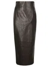 Khaite Loxley Skirt In Brown
