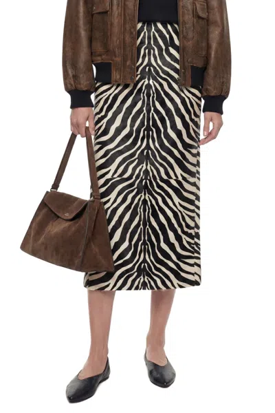 Khaite Loxley Skirt In Brown
