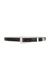 Khaite Lucca 25mm Belt In Black