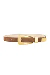 Khaite Lucca Antique Gold Belt In Mud