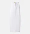 Khaite Lucian Cotton Poplin Maxi Skirt