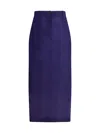 Khaite Lucian Pleated Silk-organza Maxi Skirt