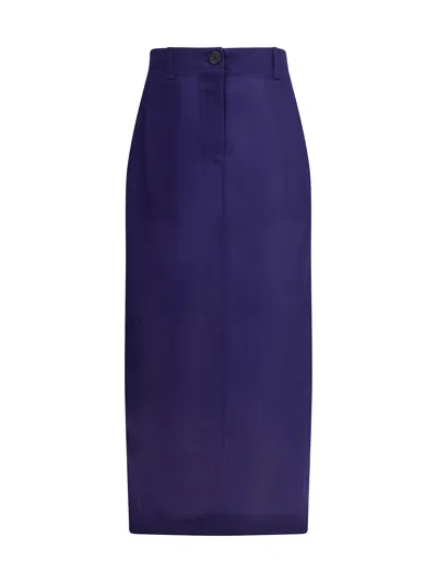 KHAITE LUCIAN MIDI SKIRT