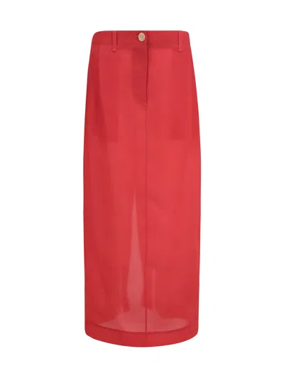 KHAITE LUCIAN MIDI SKIRT