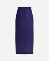 Khaite Lucian Pleated Silk-organza Maxi Skirt