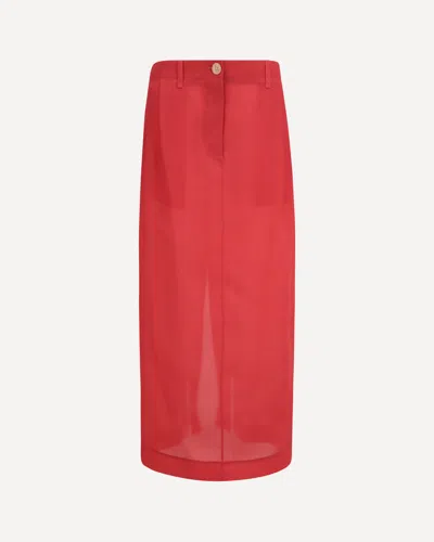KHAITE LUCIAN MIDI SKIRT