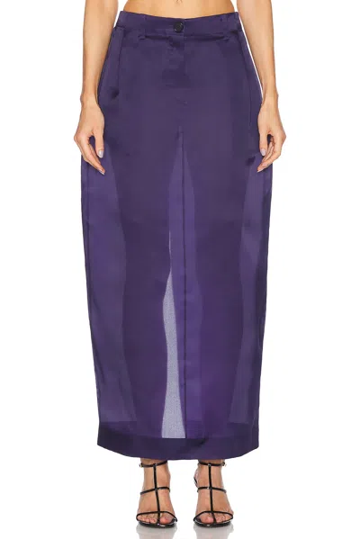 Khaite Lucian Organza Skirt