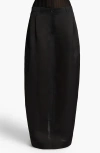 Khaite Logo Patch And Detachable Self-tie Fastening At Face.... In Black