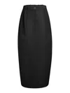Khaite Logo Patch And Detachable Self-tie Fastening At Face.... In Black
