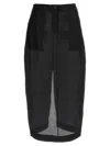 Khaite Lucian Maxi Silk Skirt