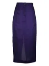 Khaite Lucian Pleated Silk-organza Maxi Skirt