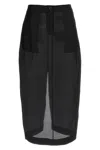 Khaite Lucian Maxi Silk Skirt