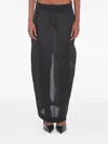 Khaite Lucian Maxi Silk Skirt In Black